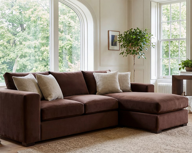 Wide Padded Arms, Scatter Cushions Included