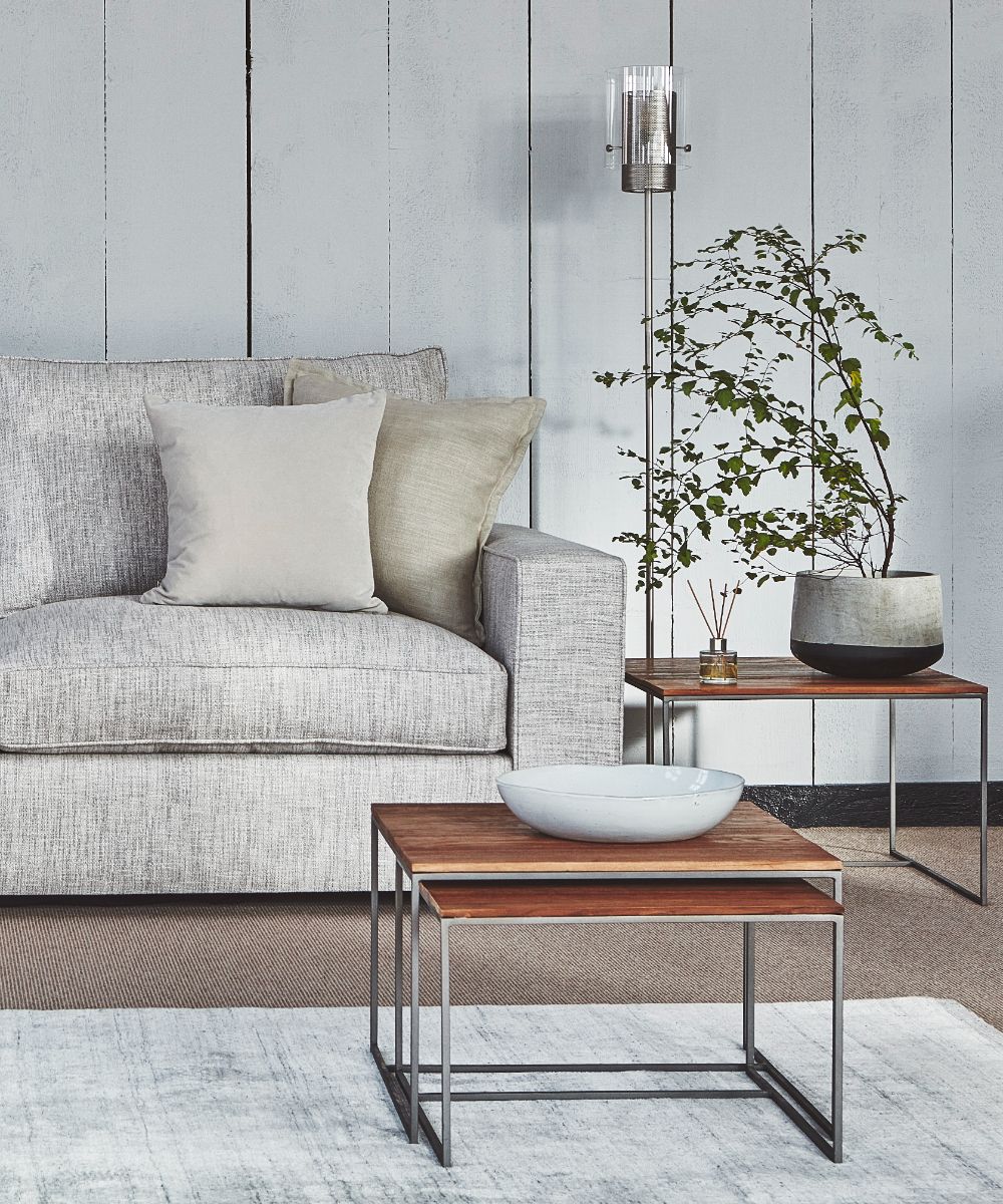 Large Handmade Cushion - Salt