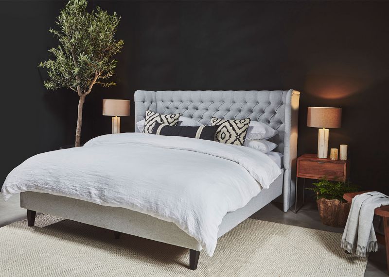 Montclair Upholstered Bed - Boutique