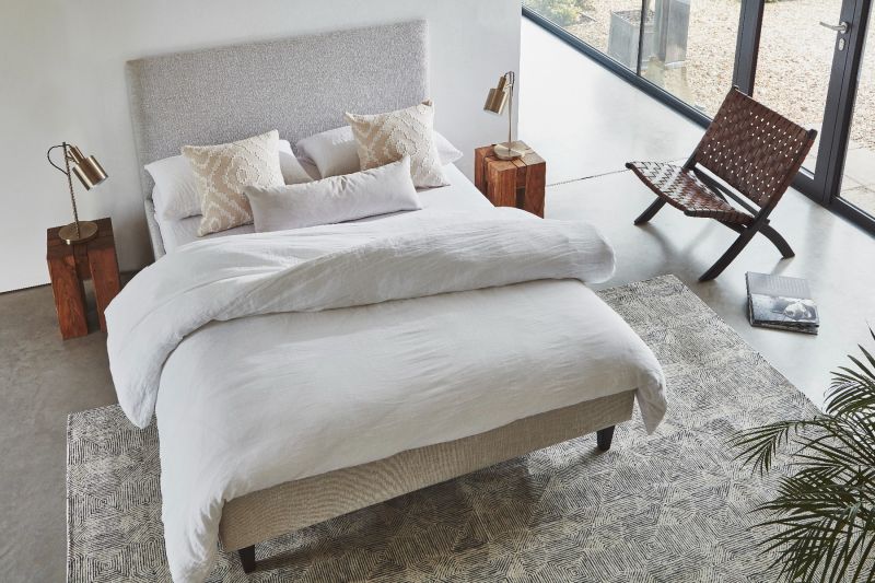 Large Lumbar Handmade Cushion- Salt