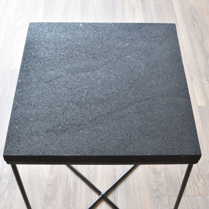 Lava Stone Side Table - Outlet