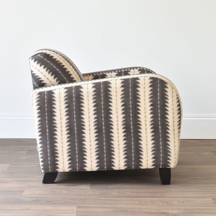 Florence Armchair in Linen Soot - Outlet