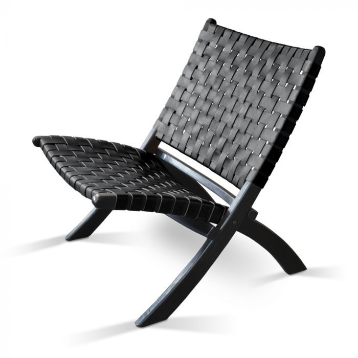 Rowland Woven Chair - Black 