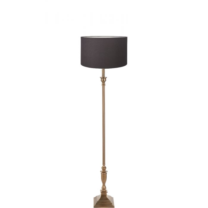 Towton Floor Lamp - Antique Brass
