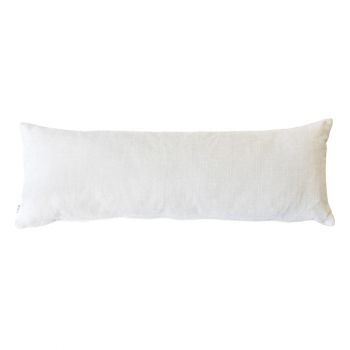 Large Lumbar Handmade Cushion- Salt