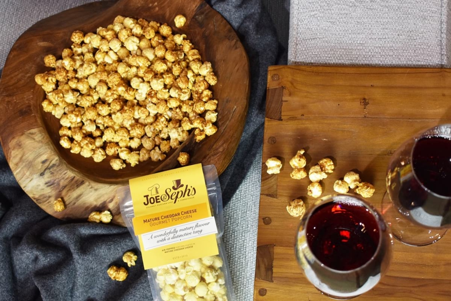 COMPETITION - win Joe & Seph's gourmet popcorn plus a handmade RAFT teak bowl
