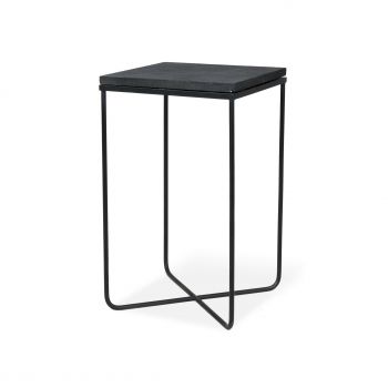 Lava Stone Side Table